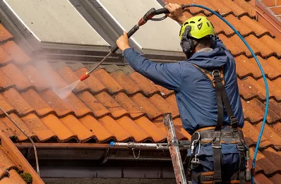 Démoussage et hydrofuge de toiture à la Vallée-au-Blé